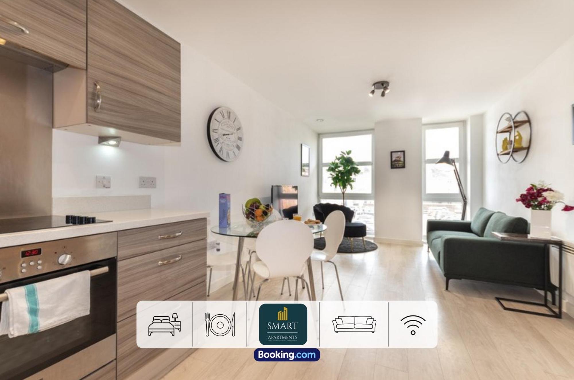 Spacious City Center Apartment By Smart Apartments Short Lets & Serviced Accommodation Apartment Southampton With Free Wifi 外观 照片