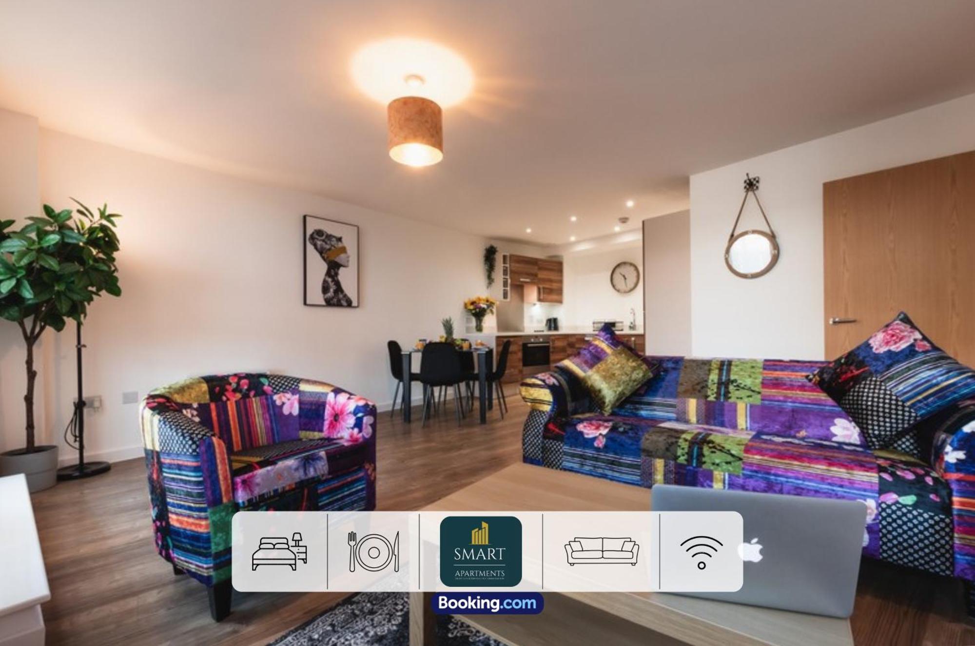Spacious City Center Apartment By Smart Apartments Short Lets & Serviced Accommodation Apartment Southampton With Free Wifi 外观 照片