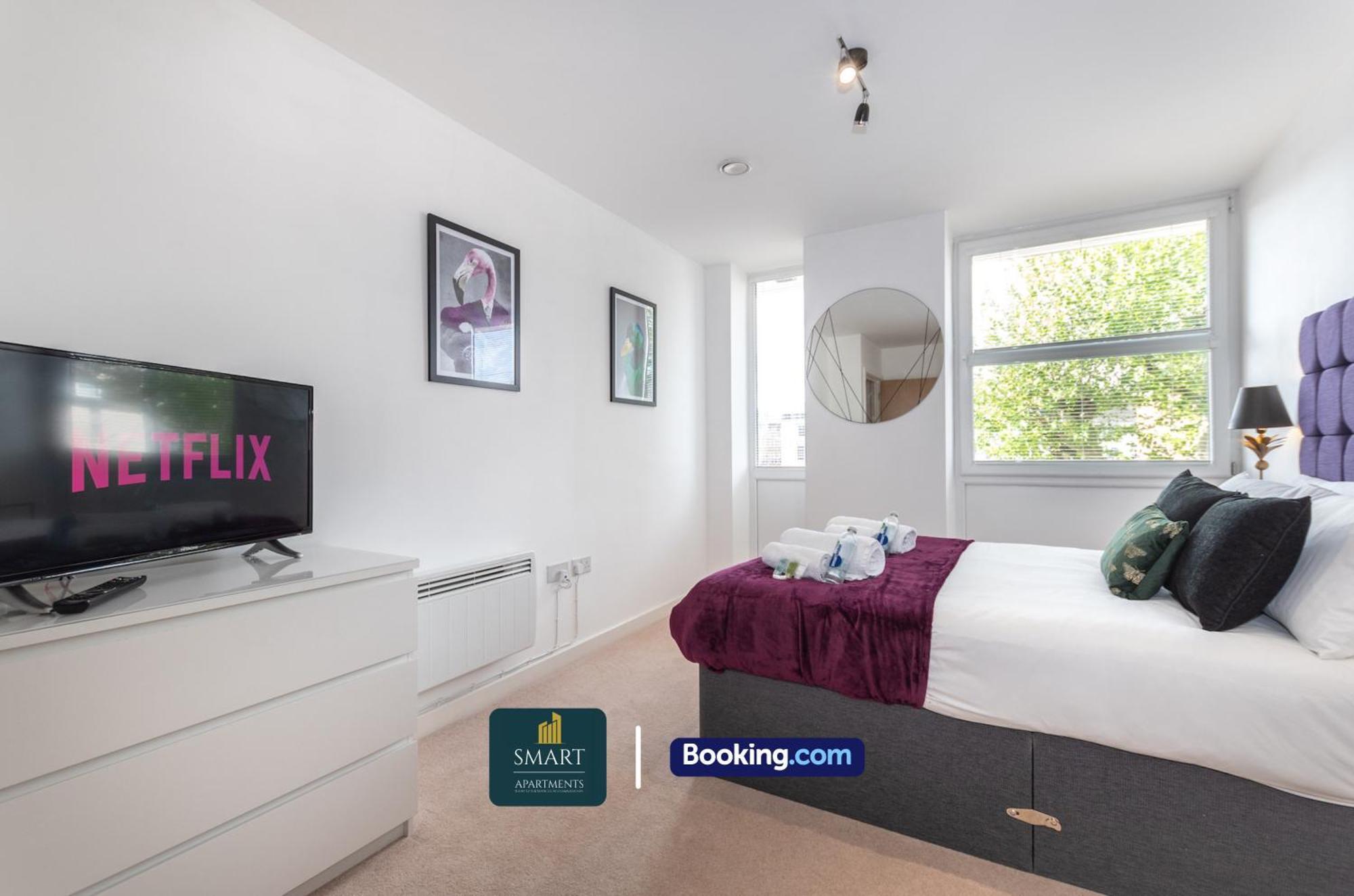 Spacious City Center Apartment By Smart Apartments Short Lets & Serviced Accommodation Apartment Southampton With Free Wifi 外观 照片